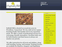 Tablet Screenshot of daffodilhillfarm.com